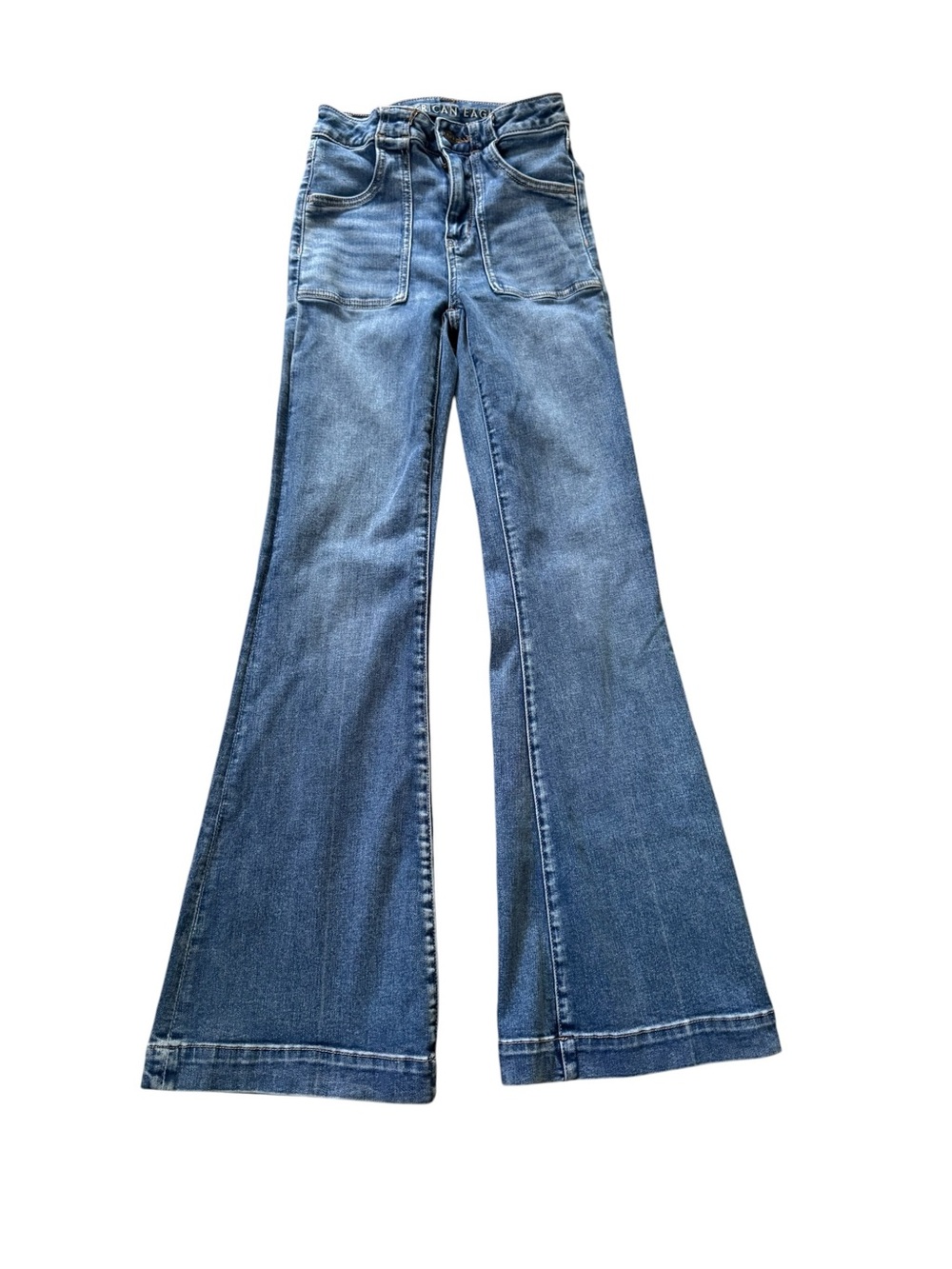 American Eagle Super Hi Rise Flare Jeans Women’s Size 00
